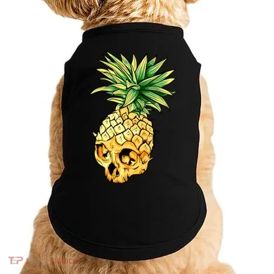  Pineapple Skull Doggie Tank