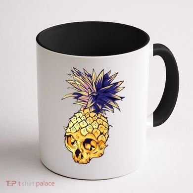  Pineapple Skull Coffee Mug back
