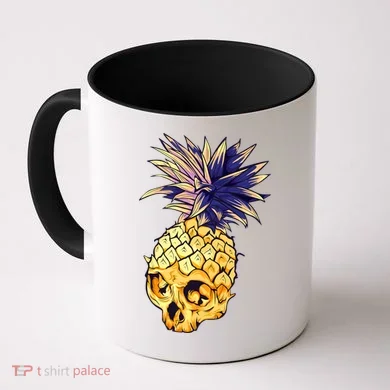 Pineapple Skull Coffee Mug