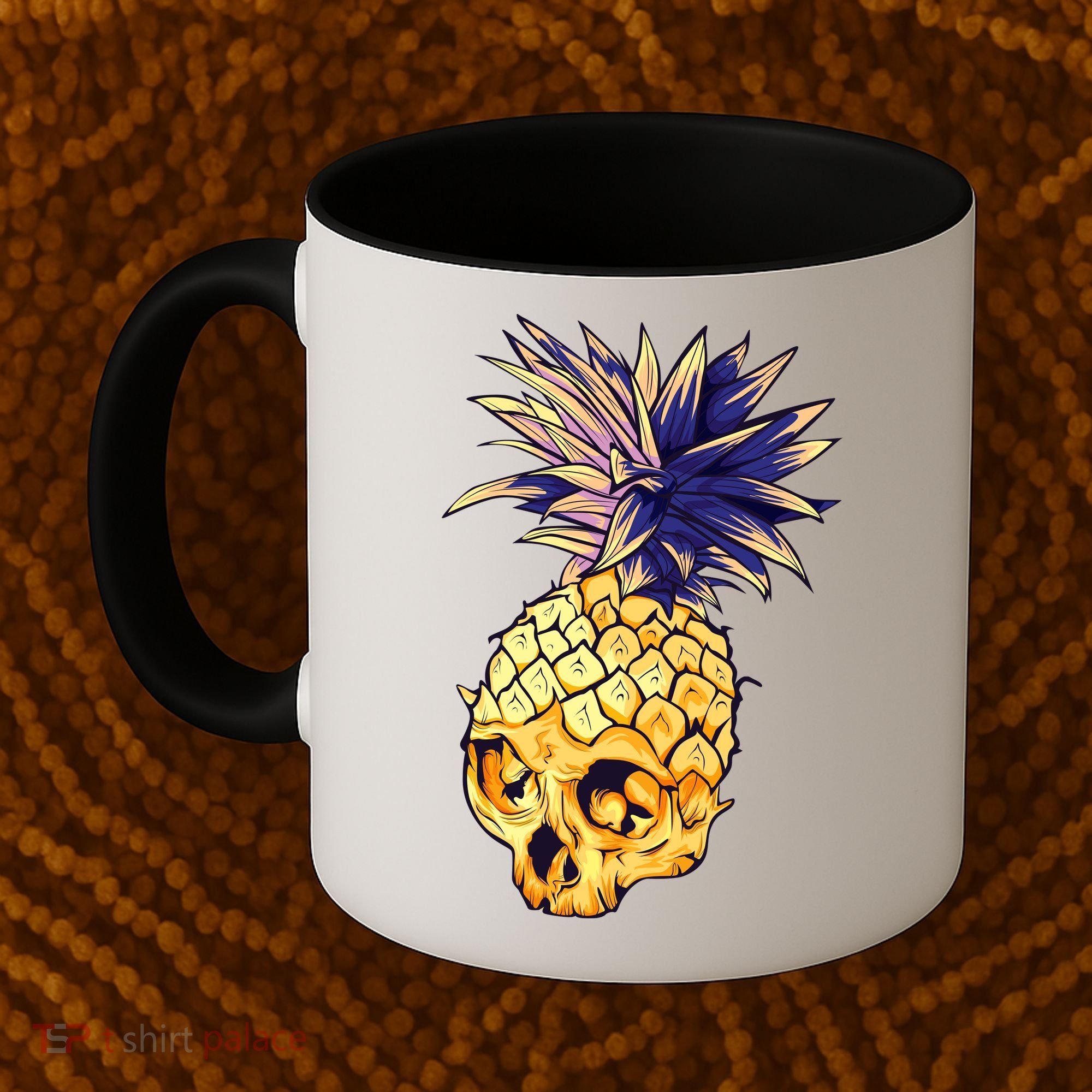 Pineapple Skull Coffee Mug