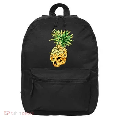  Pineapple Skull 16 in Basic Backpack