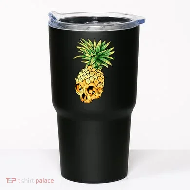 Pineapple Skull Tumbler