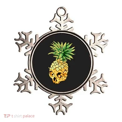  Pineapple Skull Ornament