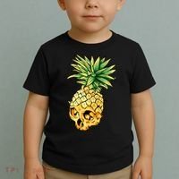  Pineapple Skull Toddler T-Shirt thumb 2