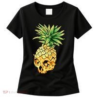  Pineapple Skull Women's T-Shirt thumb 0
