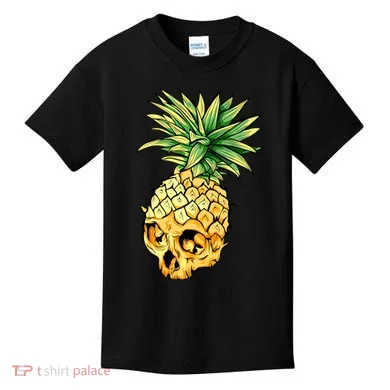  Pineapple Skull Kids T-Shirt