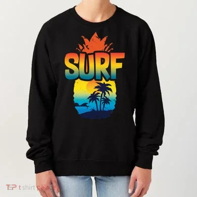 Pineapple Summer Surf Women's Sweatshirt