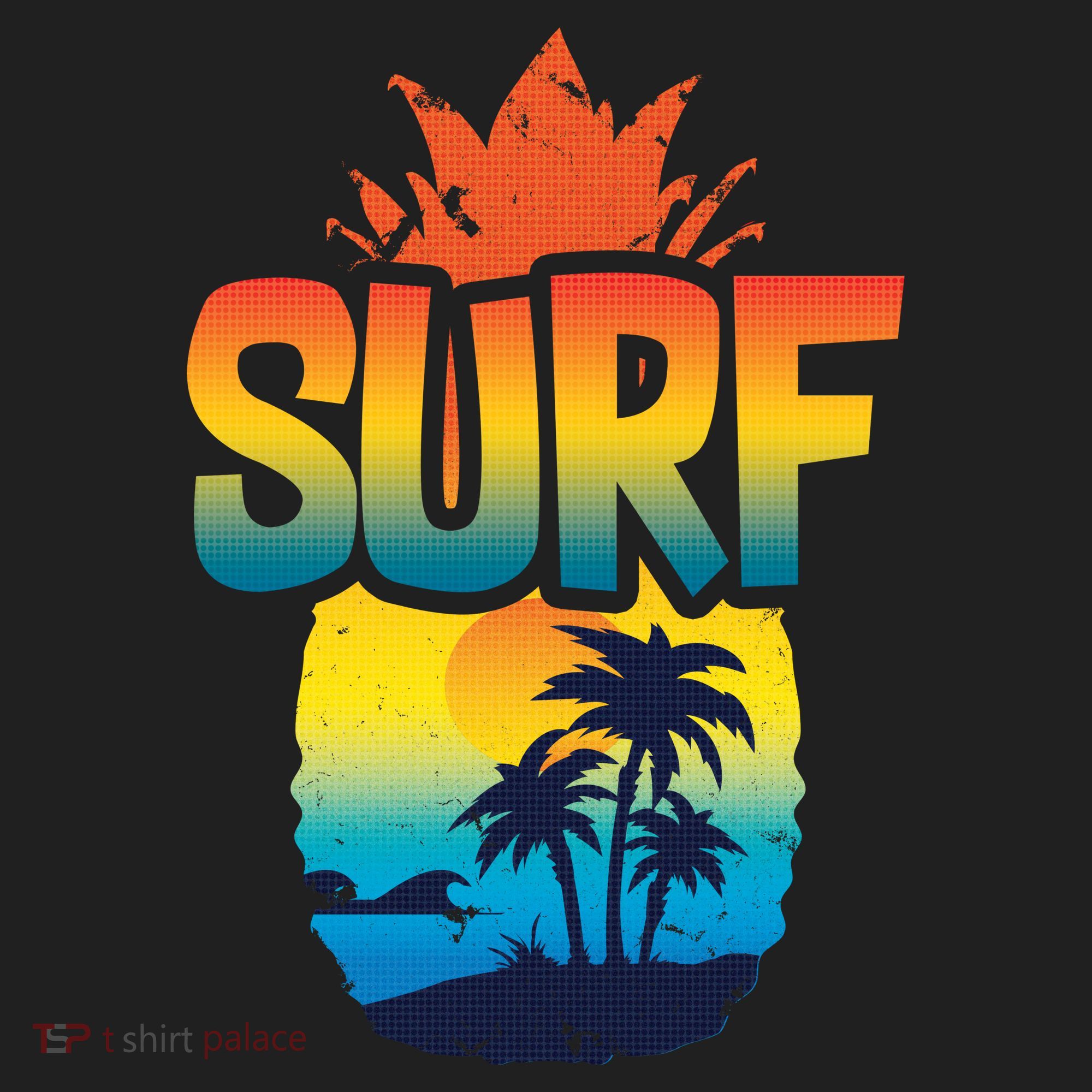 Pineapple Summer Surf Women's Sweatshirt