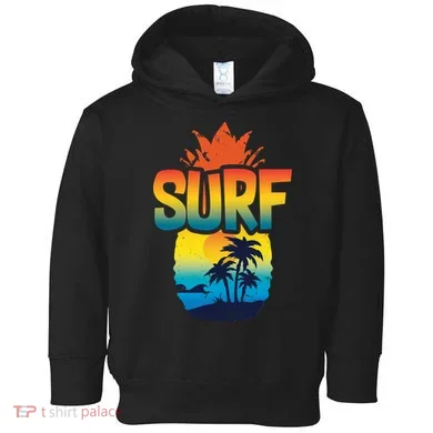 Pineapple Summer Surf Toddler Hoodie