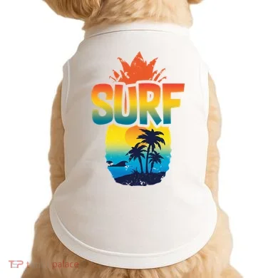 Pineapple Summer Surf Doggie Tank