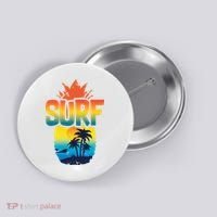 Pineapple Summer Surf Button thumb 0