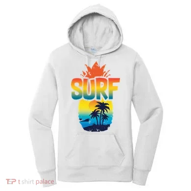 Pineapple Summer Surf Women's Hoodie