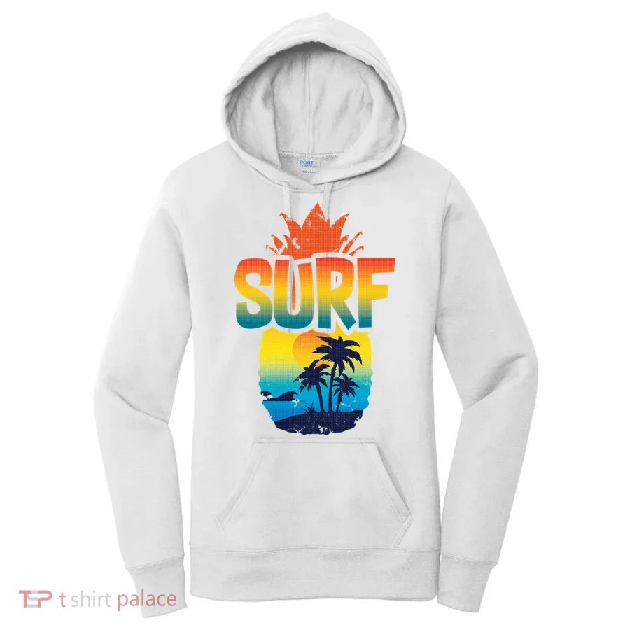 Pineapple Summer Surf Women's Hoodie