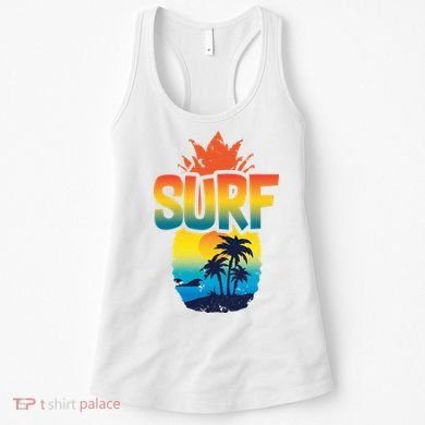 Pineapple Summer Surf Women's Tank Top