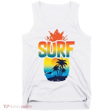 Pineapple Summer Surf Tank Top