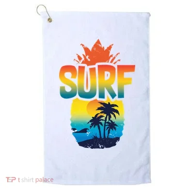 Pineapple Summer Surf Golf Towel