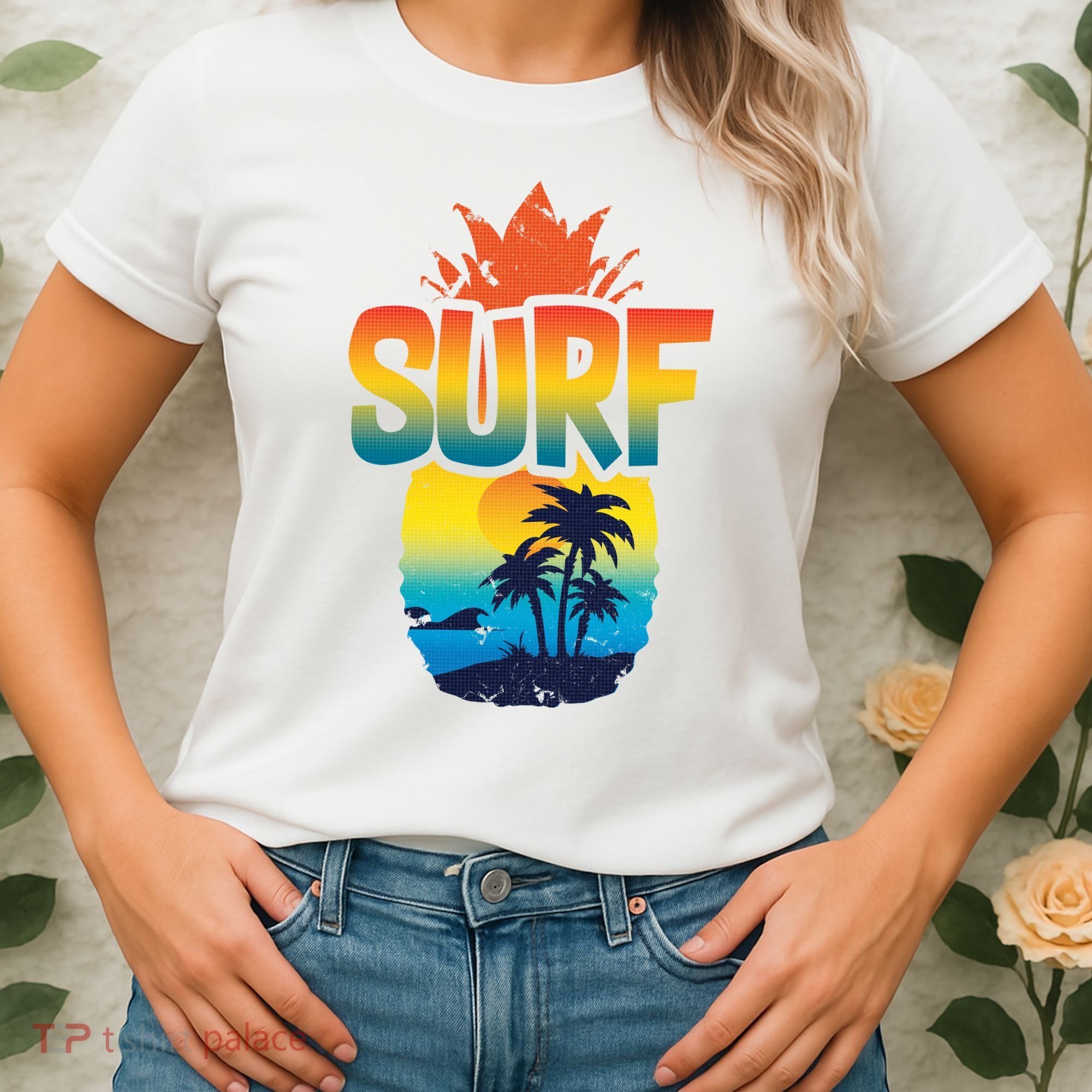 Pineapple Summer Surf Women's T-Shirt