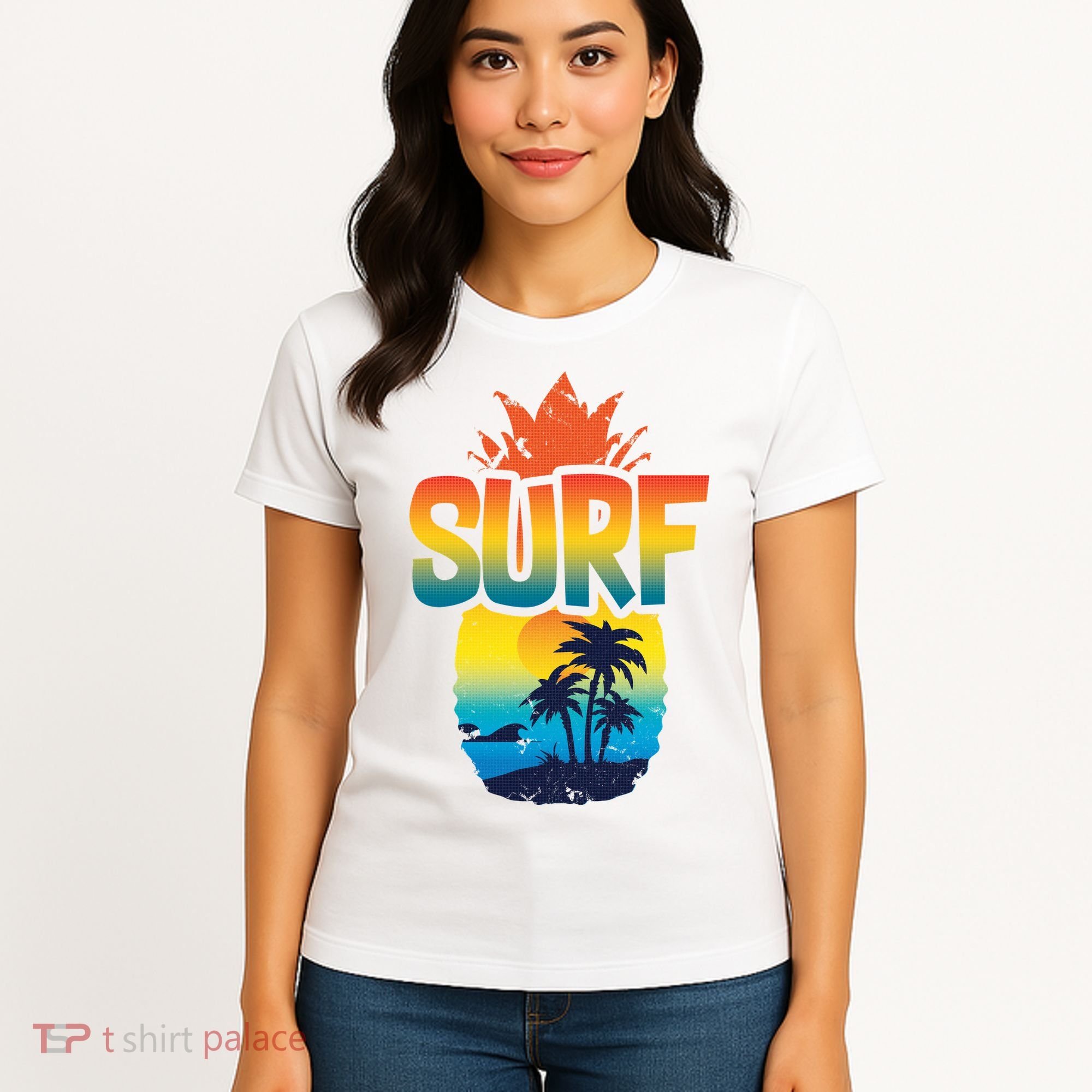Pineapple Summer Surf Women's T-Shirt
