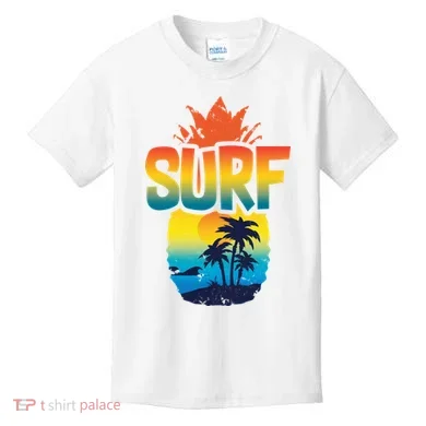 Pineapple Summer Surf Kids T-Shirt