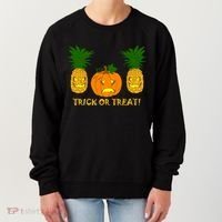 Pineapple Vs. Pumpkin Jack O Lantern Women's Sweatshirt thumb 0