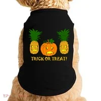 Pineapple Vs. Pumpkin Jack O Lantern Doggie Tank thumb 0