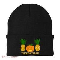 Pineapple Vs. Pumpkin Jack O Lantern Beanie thumb 0