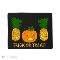 Pineapple Vs. Pumpkin Jack O Lantern Mousepad thumb 0