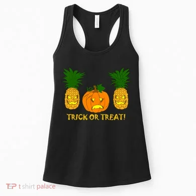 Pineapple Vs. Pumpkin Jack O Lantern Women's Tank Top