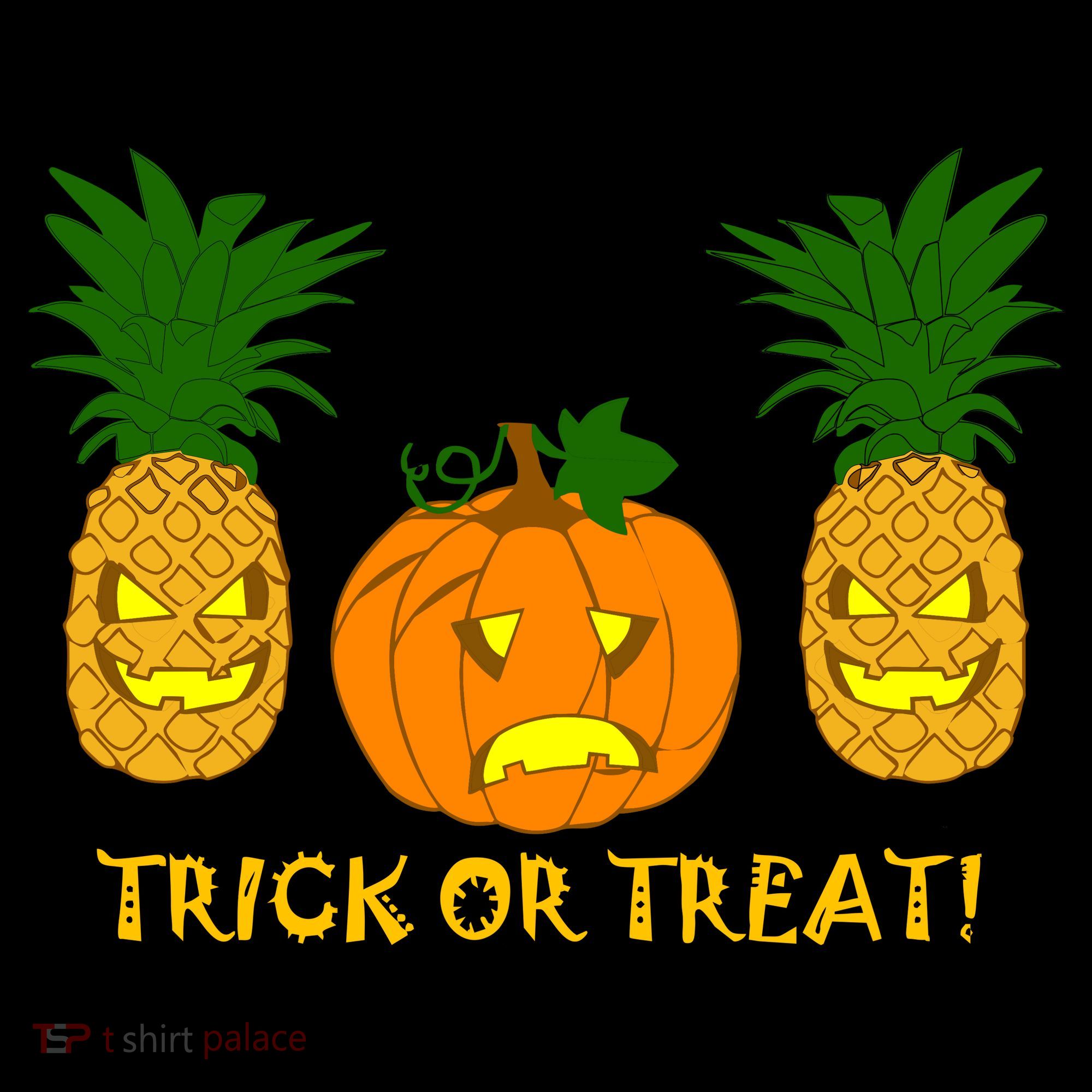 Pineapple Vs. Pumpkin Jack O Lantern Women's Tank Top