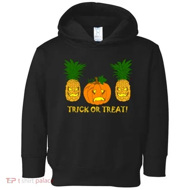 Pineapple Vs. Pumpkin Jack O Lantern Toddler Hoodie