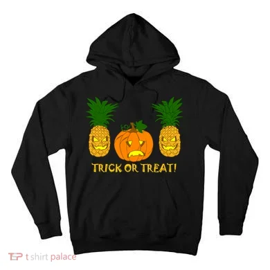 Pineapple Vs. Pumpkin Jack O Lantern Tall Hoodie