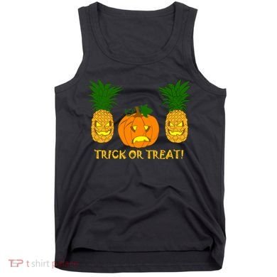 Pineapple Vs. Pumpkin Jack O Lantern Tank Top