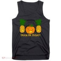 Pineapple Vs. Pumpkin Jack O Lantern Tank Top thumb 0
