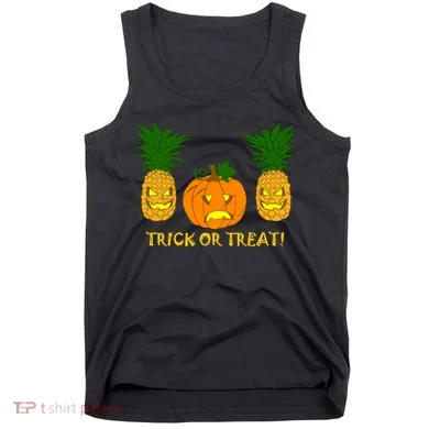 Pineapple Vs. Pumpkin Jack O Lantern Tank Top