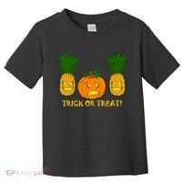 Pineapple Vs. Pumpkin Jack O Lantern Toddler T-Shirt thumb 0