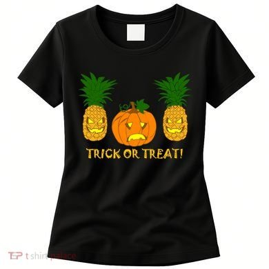 Pineapple Vs. Pumpkin Jack O Lantern Women's T-Shirt