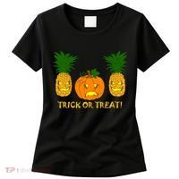 Pineapple Vs. Pumpkin Jack O Lantern Women's T-Shirt thumb 0
