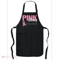 Pink And Strong Breast Cancer Awareness Apron thumb 0