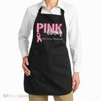 Pink And Strong Breast Cancer Awareness Apron thumb 2