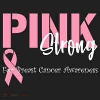 Pink And Strong Breast Cancer Awareness Golf Towel thumb 3