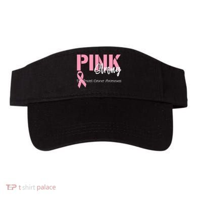 Pink And Strong Breast Cancer Awareness Visor