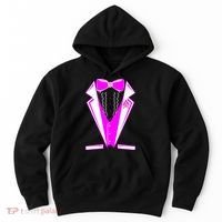 Pink Breast Cancer Tuxedo Hoodie thumb 0