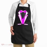 Pink Breast Cancer Tuxedo Apron thumb 2