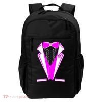 Pink Breast Cancer Tuxedo Backpack thumb 0
