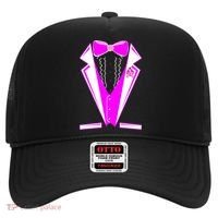 Pink Breast Cancer Tuxedo Hat thumb 0