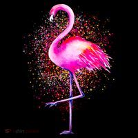 Pink Flamingo Paint Art Coffee Mug thumb 5