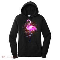Pink Flamingo Paint Art Women's Hoodie thumb 0