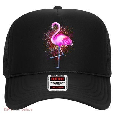 Pink Flamingo Paint Art Hat