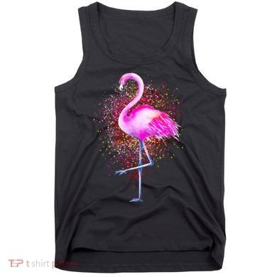 Pink Flamingo Paint Art Tank Top
