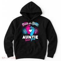 Pink Or Blue Auntie Loves You Hoodie thumb 0